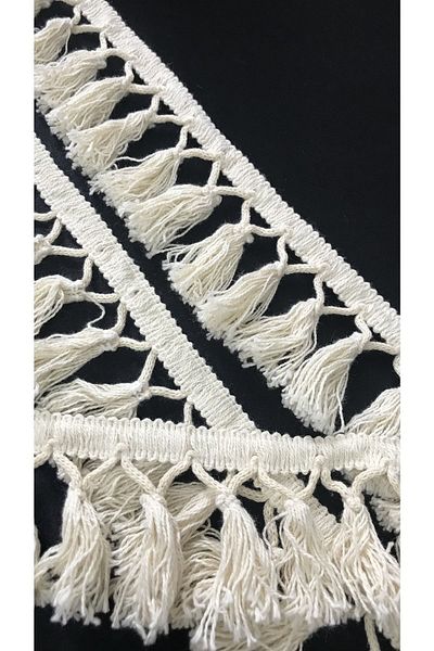 Ozpas Tassel Strip Cream Decorative 7cm
