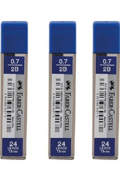 Faber Castell Faber-Castell 0.7 2B Tip 3 Tubes (Pcs)