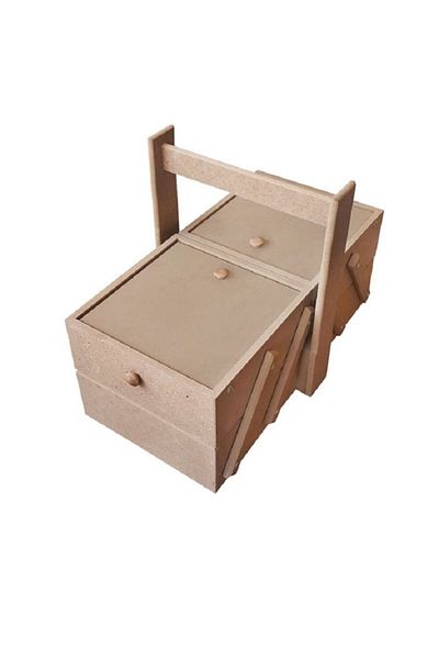 Altınyapı Hobi Market TOOL BAG / SEWING BOX MDF UNPAINTED