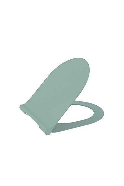 elone plastik Mat mint yeşili uyumlu duroplast klozet kapağı, şık ve kullanış...