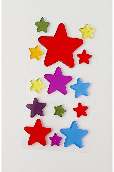 RMC Design Giraffe Jel Sticker Star 3 Boyutlu