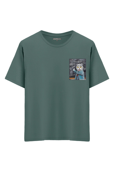 Mounte Bianca Unisex gospodin profesor - Oversize kroj T-shirt