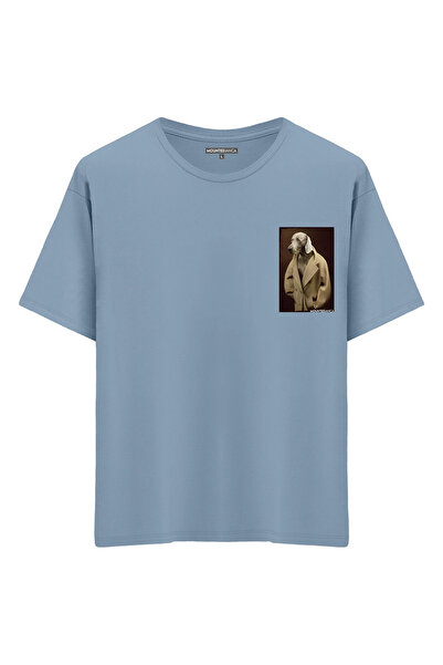 Mounte Bianca Unisex siromašni džentlmen - Oversize kroj T-shirt