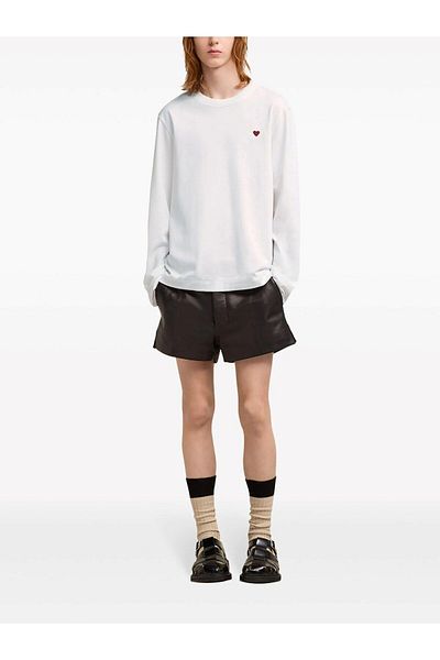 The Champ Clothing Λευκό φούτερ Oversize - Crew Neck, Fleece Heart Printed