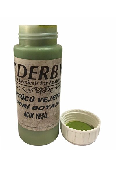 Derby Vejetal Vaketa Deri Için Örtücü Boya 100ml (leathercraft, Deri Hobi) Aç...