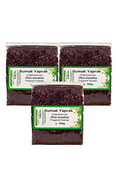 Biostore Öğütülmüş Sumak Yaprak 100 Gx3 Adet
