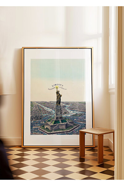 ARTHOUSECOLLECTIVE Liberty - Poster fără cadru în dimensiuni de tablă