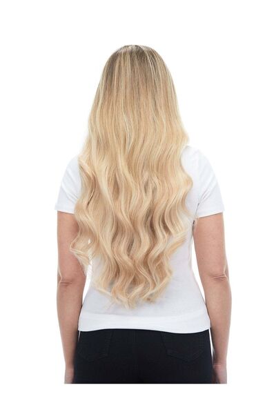 AKOLİFE Gerçek Saç Görünümlü 1.kalite Isıya Dayanıklı Yarım Ay Postiş Çıtçıt ...