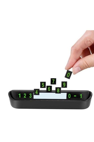 Zeki Karga Car Parking Phone Numerator Torpedo Top Open Closure Phosphor Numerator