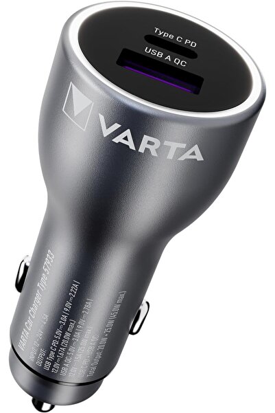 Varta Arac içi çakmaklık Şarj Aleti 45W Car Charger