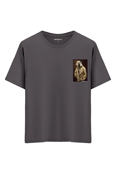 Mounte Bianca Unisex siromašni džentlmen - Oversize kroj T-shirt