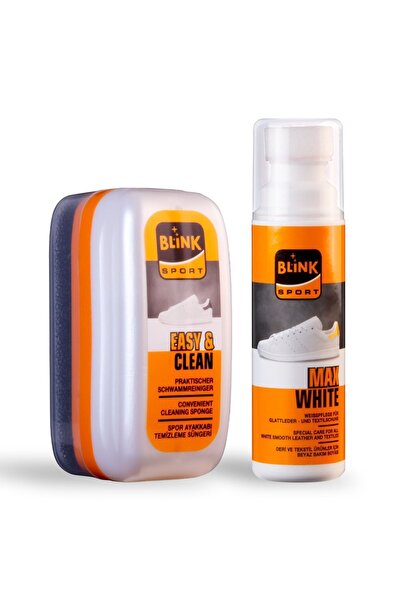 Blinksport Spor Ayakkabı Temizleme Süngeri 75 ml Beyaz Renkli Spor Deri Ve Ku...