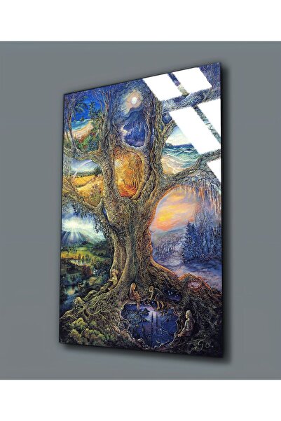 Harikabirev HARİKABİREV | STICLA INERABLE (TEMPERATA) TABLA DE POM VERDE-ALBA...