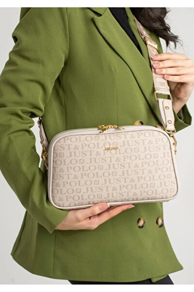 Just Polo حقيبة كتف نسائية مطبوعة للموسم الجديد - 232053 MH