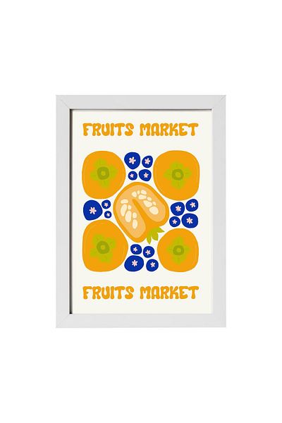 KAYNOCK Ardei Portocaliu, Fructe, Minimalist, Decorare pentru Casa, Decorare Cafenea Bucatarie Poster Tablo