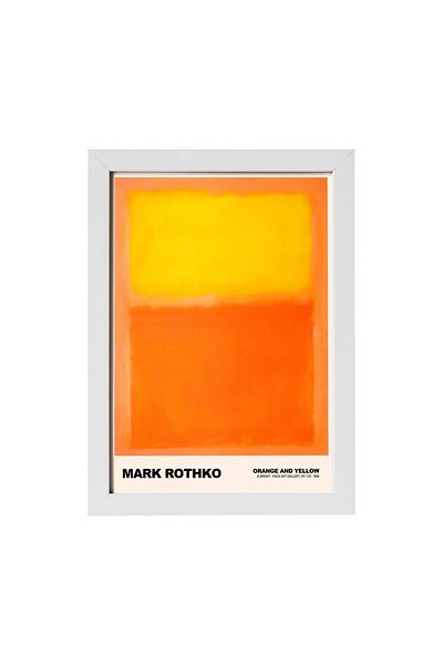 KAYNOCK Mark Rothko Πορτοκαλί και Κίτρινο, Μοντέρνα, Σύγχρονη Τέχνη, Πίνακας Αφίσας Ψηφιακό Σχέδιο