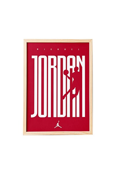 KAYNOCK Michael Jordan Silüet, Chicago Bulls, Basketbol, Nba Poster Tablo