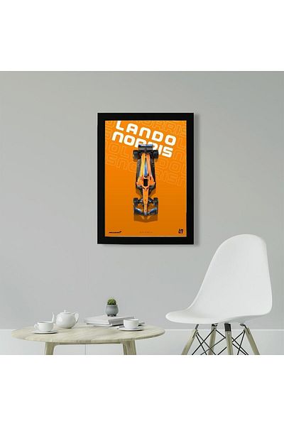 KAYNOCK Lando Norris, Mclaren, Formula 1, F1 Poster Painting