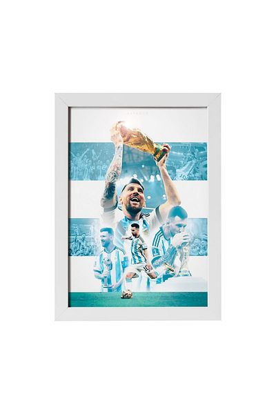 KAYNOCK Lionel Messi, Argentina, Cupa Mondială, Fotbal Poster Pictură Digital Design Painting