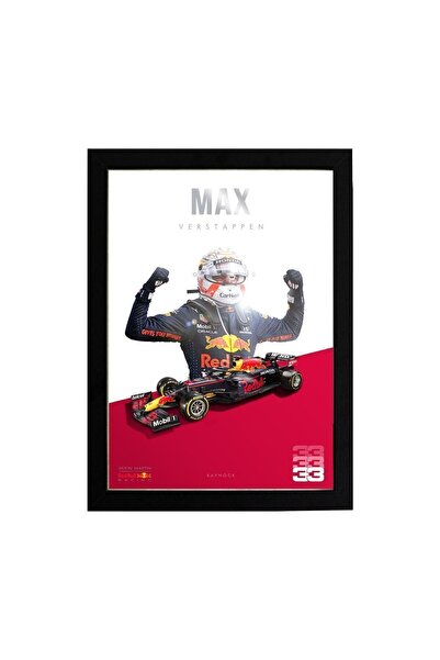 KAYNOCK Max Verstappen 33 Red Bull Poster Tablo, Formula 1, F1, Poster Tablo Dijital Tasarım