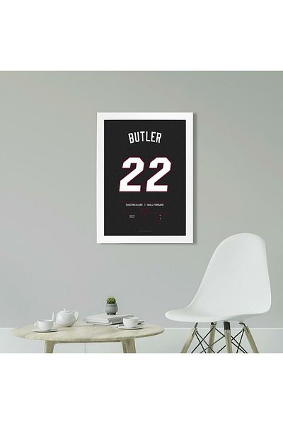 KAYNOCK Pictură poster Jimmy Butler, Nba Miami Heat, pictură cu design digital