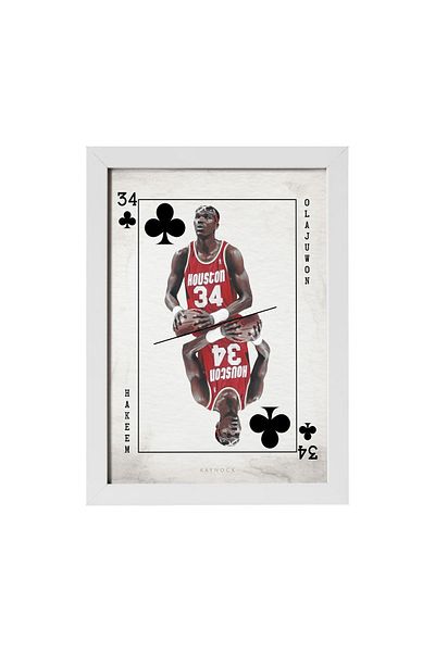 KAYNOCK Hakeem Olajuwon, Houston Rockets, baschet, pictură poster Nba