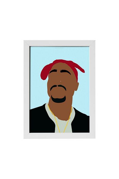 KAYNOCK Tupac Shakur, 2pac, Rap, Pictură cu poster muzical, Muzică, Pictură cu poster Pictură cu design digital