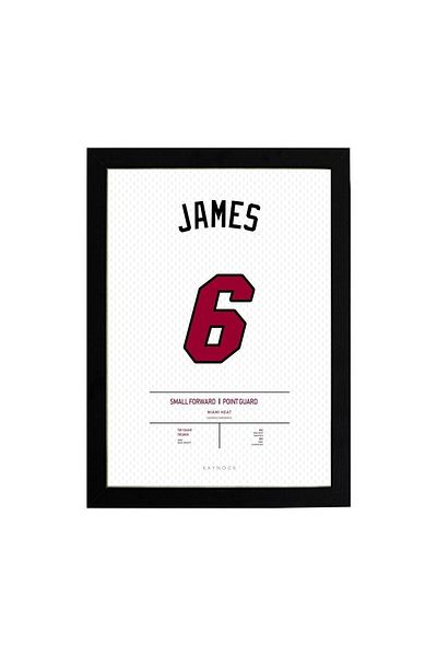 KAYNOCK Lebron James Miami Heat, baschet, pictură poster Nba