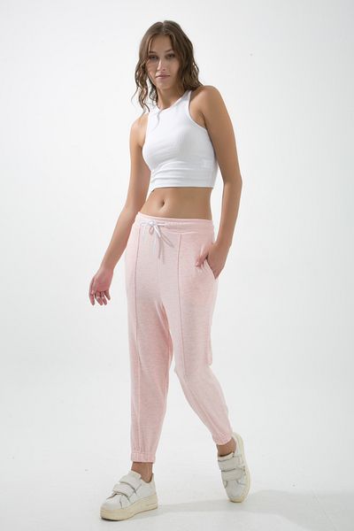 MuuBs COMFORT 3 - Pantaloni de trening cu picioare elastice și șnur, glezne și talie cu fir elastic