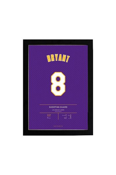 KAYNOCK Kobe Bryant 8, Los Angeles Lakers, baschet, pictură poster Nba