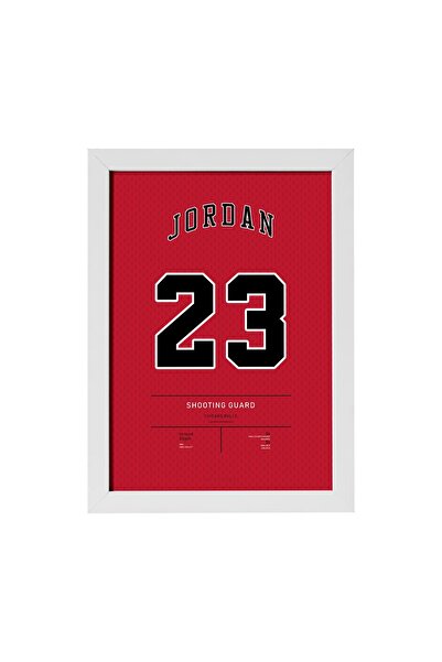 KAYNOCK Michael Jordan 23 Poster Tablo, Chicago Bulls, Nba, Basketbol, Dijita...