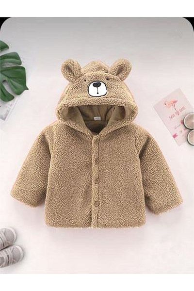 wianna baby معطف قطيفة للأطفال (غير مبطن)