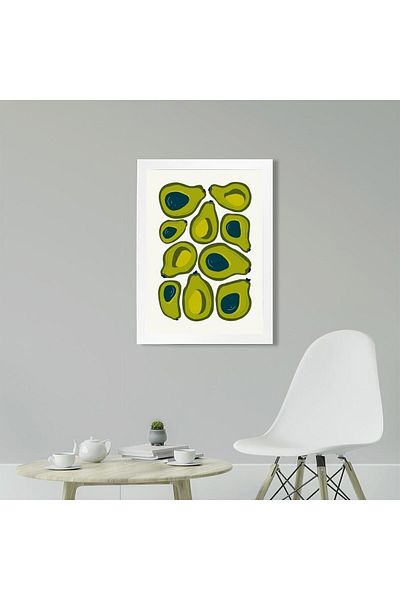 KAYNOCK Pictură Poster Avocado, Fructe, Minimalist, Decorare pentru casă, Poster Decorare cafenea Bucătărie