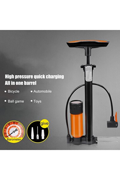 faial Basınç Göstergeli Hava Pompası El Tipi Bisiklet , Motorsiklet Tekeri Şi...