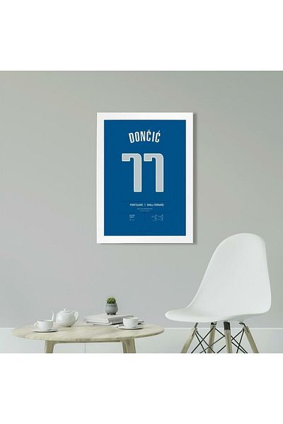 KAYNOCK Luka Doncic, Dallas Mavericks, baschet, pictură poster Nba