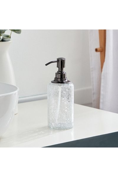 Home Box Cristal Glass Soap Dispenser