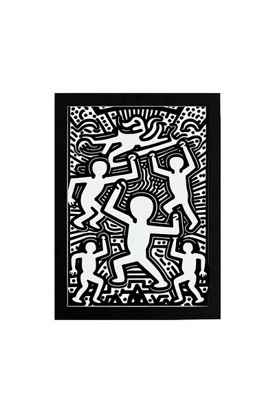 KAYNOCK Pictură poster Keith Haring Style Minimal D20