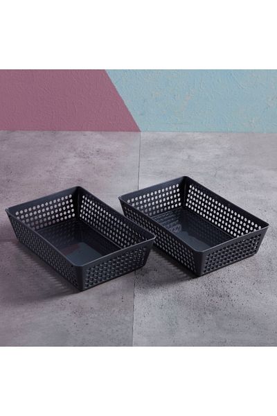 Home Box Fashion Utility Storage Basket - Set of 5
