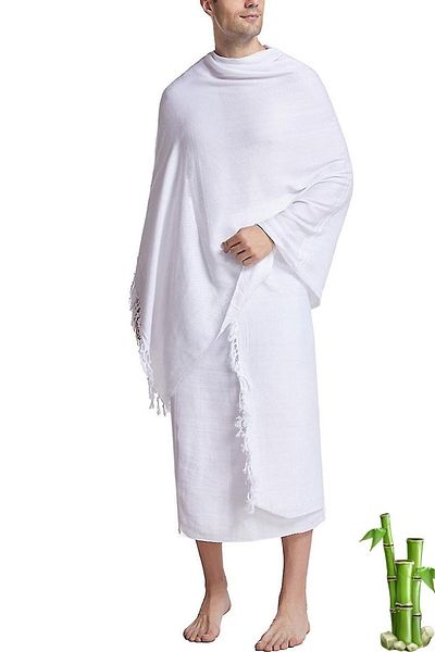 tawlu Day Bamboo |   100 X 220 cm |   Grammed |   Organic |   2 Pieces | Adult Ihram Set
