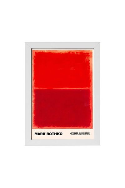 KAYNOCK Mark Rothko Red On Red, Modern, Artă contemporană, Poster Pictură Design digital