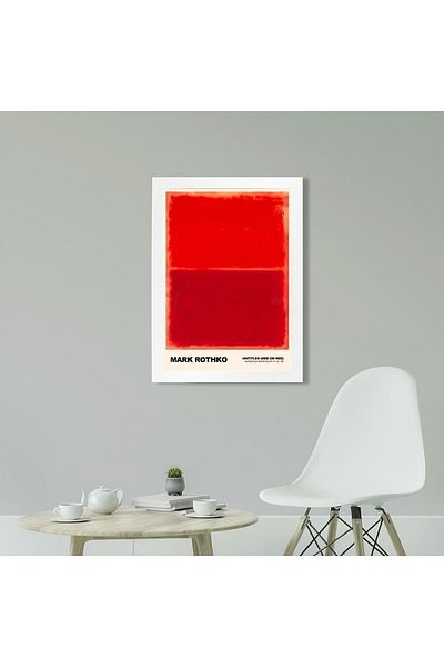 KAYNOCK Mark Rothko Red On Red, Modern, Artă contemporană, Poster Pictură Design digital