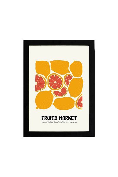 KAYNOCK Grapefruit, Fructe, Minimalist, Decor pentru casa, Decor pentru cafenea de bucatarie Poster Tablo