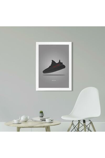 KAYNOCK Yeezy Black, Shoes, Kanye West, Poster Painting Digital Design Painting
