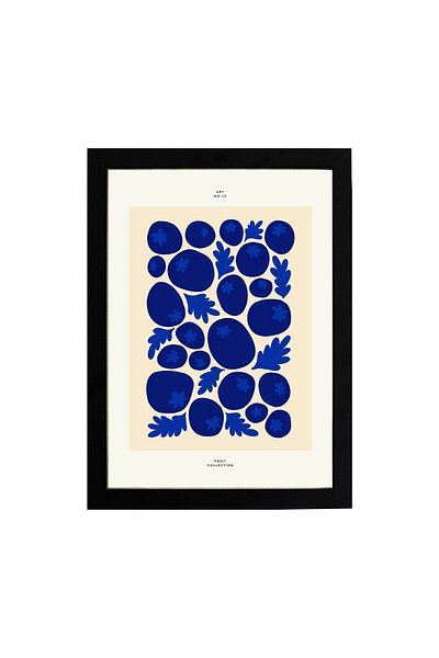 KAYNOCK Blueberry 2, Fruit, Minimal, Home Decoration, Kitchen Cafe Decoration Poster Painting