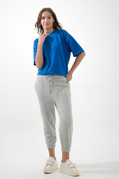 MuuBs COMFORT 3 - Pantaloni de trening cu picioare elastice și șnur, glezne și talie cu fir elastic