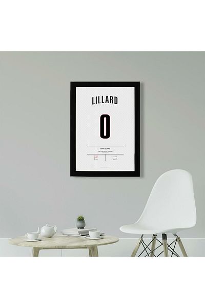 KAYNOCK Damian Lillard, Portland Trail Blazers, baschet, pictură poster Nba