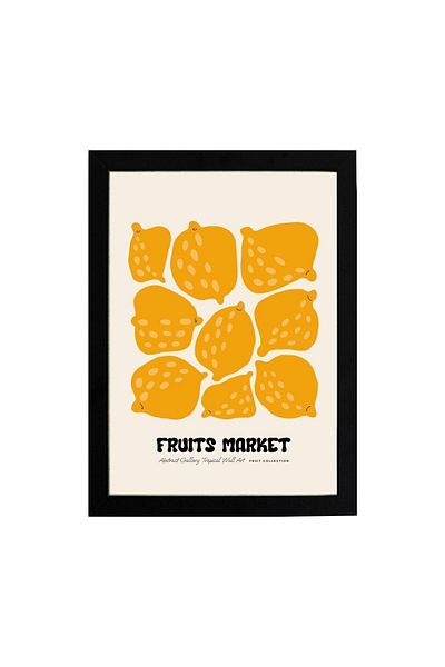 KAYNOCK Lămâi, Fructe, Minimalist, Decorare pentru casă, Bucătărie Cafenea Decorare Poster Pictură