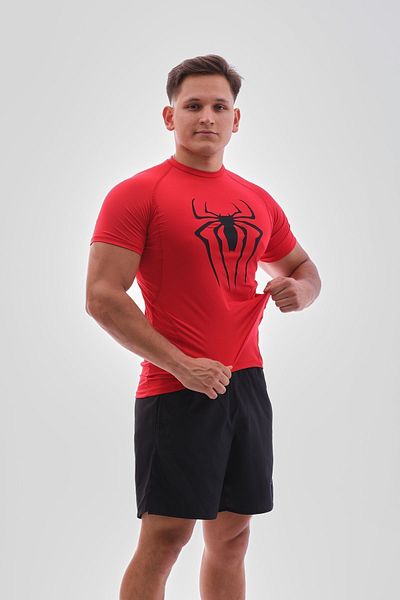 YHM Αθλητικό μπλουζάκι Spiderman Red Compression - Σώμα