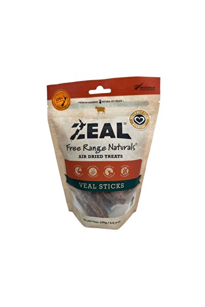 ZEAL Free Range Naturals Air Dried Veal Sticks Dog Treats, 125g