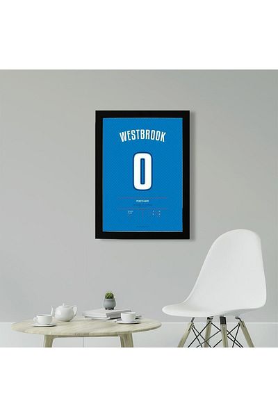 KAYNOCK Russell Westbrook Poster Painting, Baskwtball, Nba Oklahoma City Thunder, Pictură cu design digital